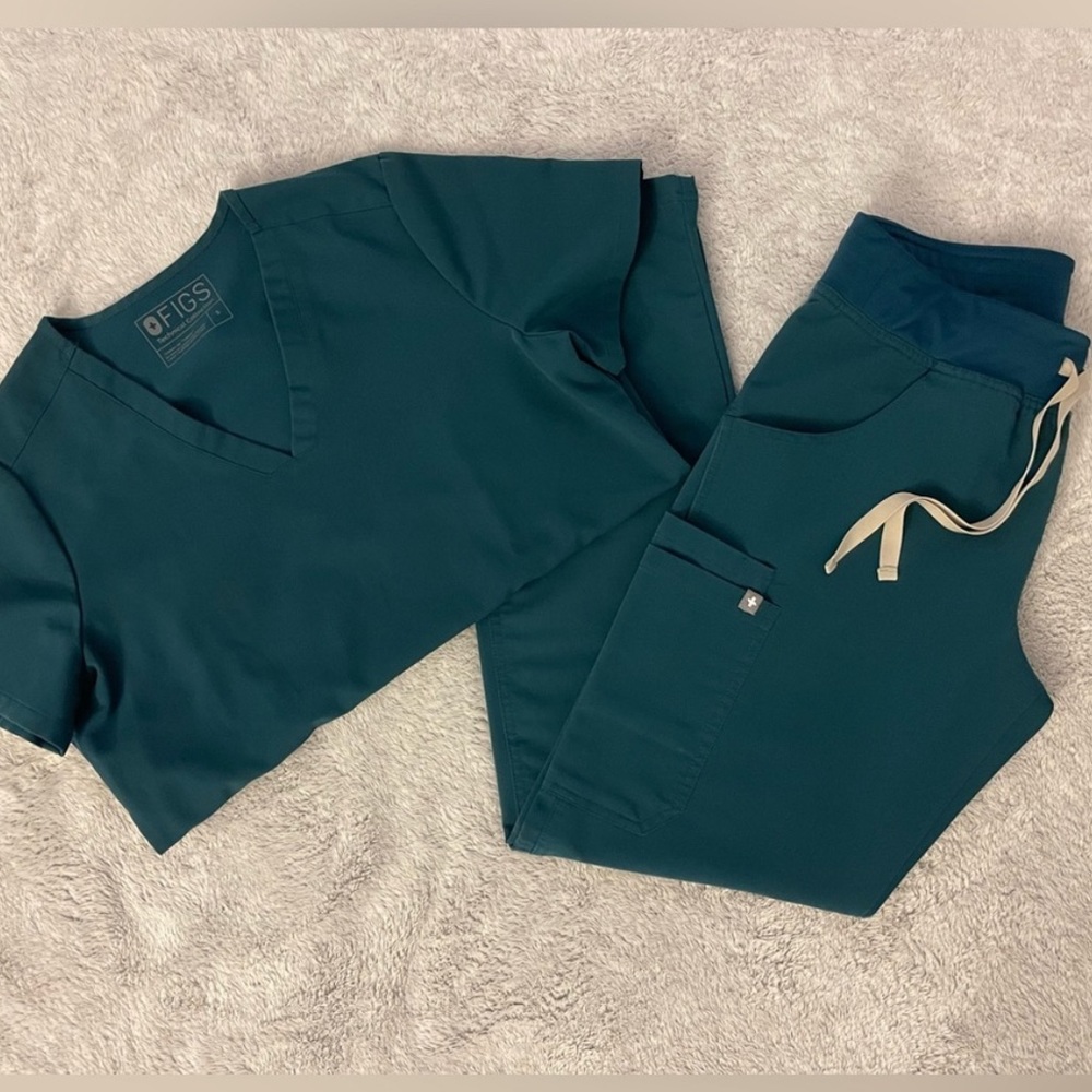 Caribbean blue figs scrub set- Small